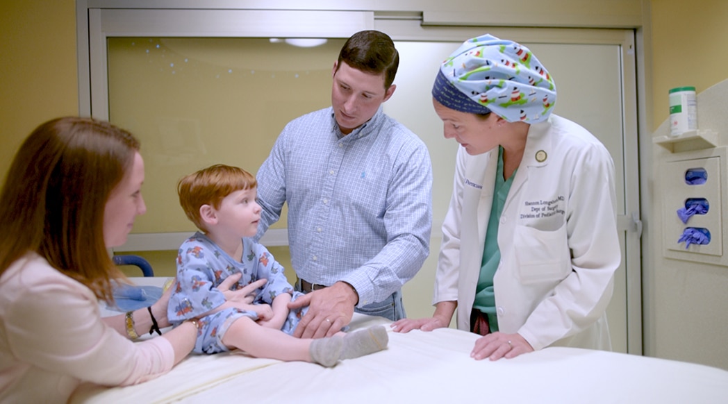 While an emergency visit is scary, our teams are highly-trained in pediatric care and will ensure your child has everything they need during their visit.