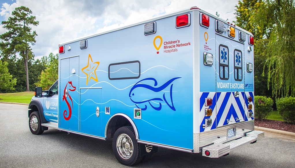 Our team travels by both ground and air to any hospital within our region to bring your child safely to the Children's Hospital for the care needed.
