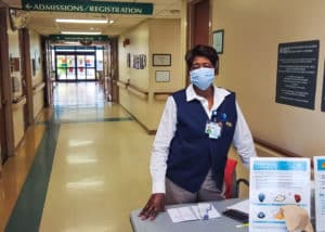 VMC volunteer Barbara Woodland poses for a photo.