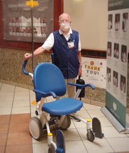 VMC volunteer Richard Lucht poses for a photo.