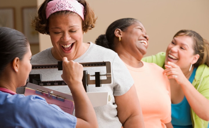 Weight-Management_IMG A group of women in a weight management class.