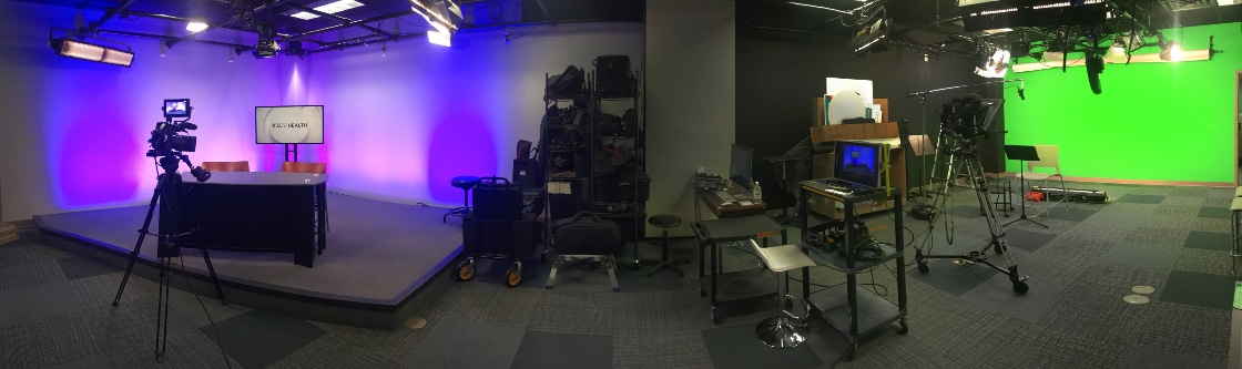 ECU Health's studio.