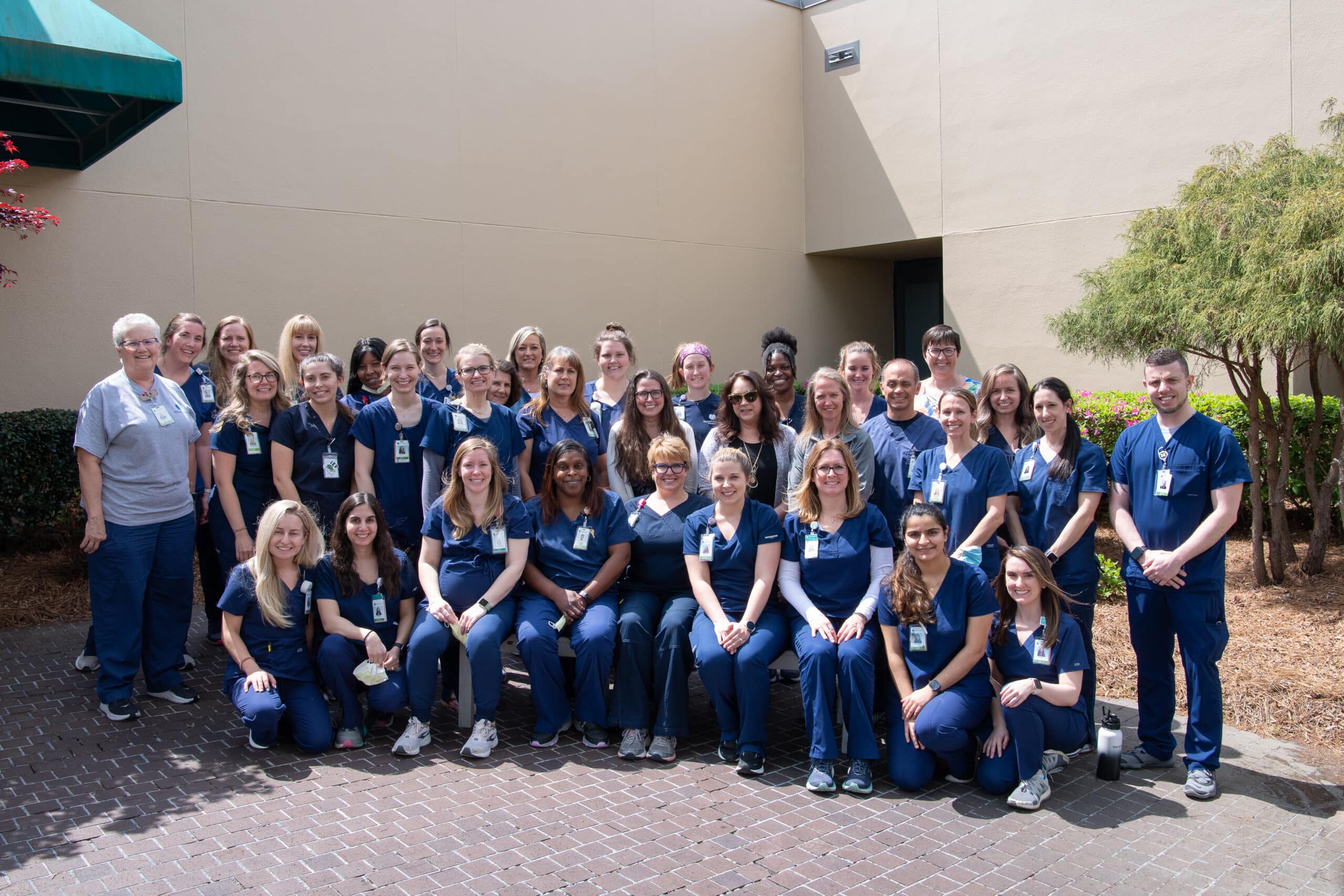 Occupational Therapists at ECU Health Medical Center pose for a photo.