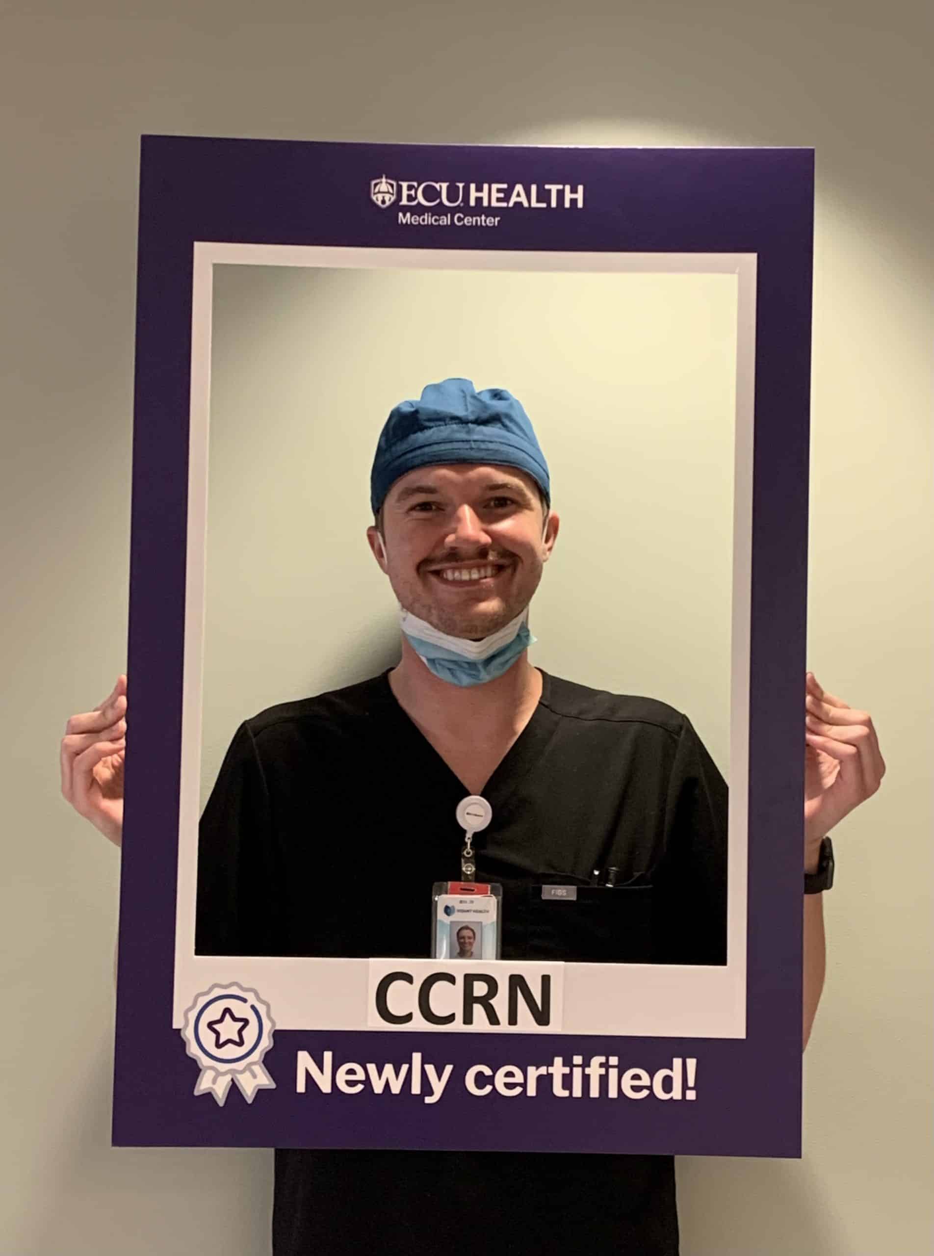- Connor Archer, BSN, RN, CCRN, works on SICU and received his Critical Care Registered Nurse (CCRN) certification