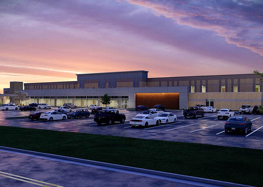 YIR_20220719-Acadia An artist's rendering of the future behavioral health hospital in Greenville.