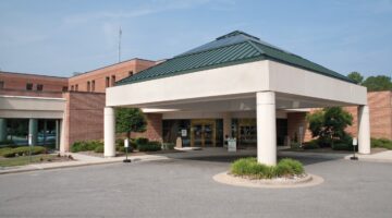 ECU Health Roanoke-Chowan Hospital in the daytime.