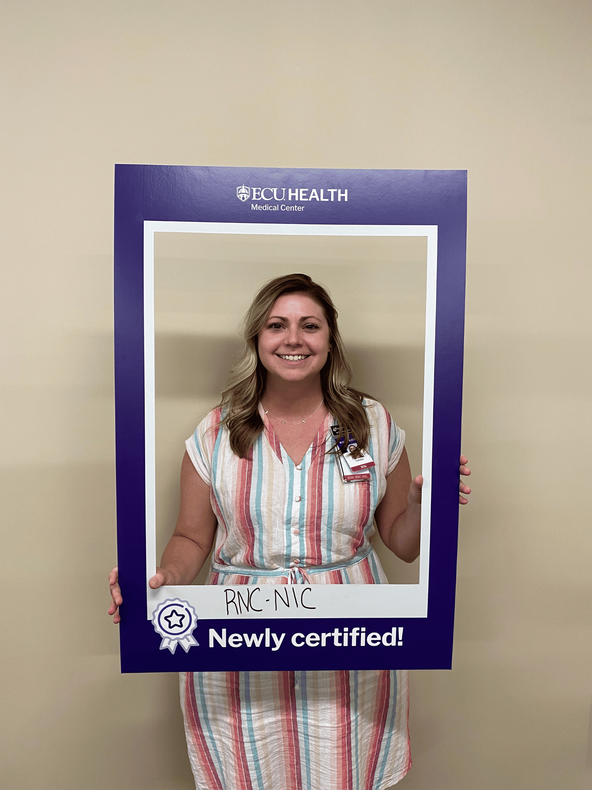 Carolyn Koonce 1920x2560 (1) Carolyn Koonce, BSN, RN, RNC-NIC, is a Neonatal Outreach Coordinator and she just recently received her RNC-NIC, Neonatal Intensive Care Nursing certification.