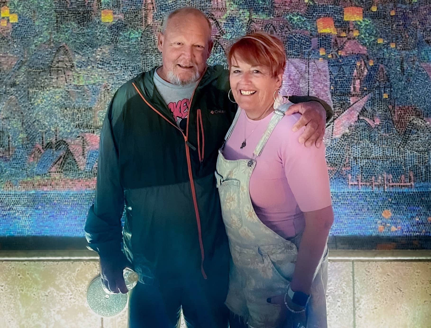 Sharon and Steve McNally pose for a photo.