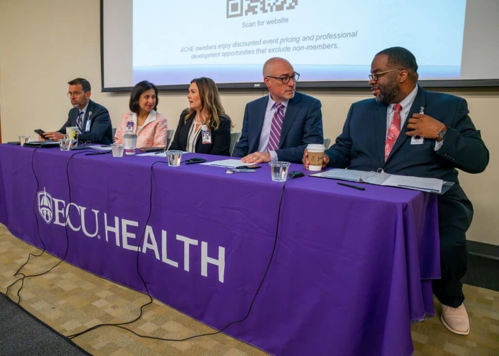 ECU Health Leaders Participate in C-Suite Round Table to Address Key Issues in Rural Health Care