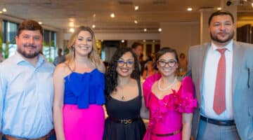 ECU Health Family Medicine graduates pose for a photo with Dr. Audy Whitman, left.