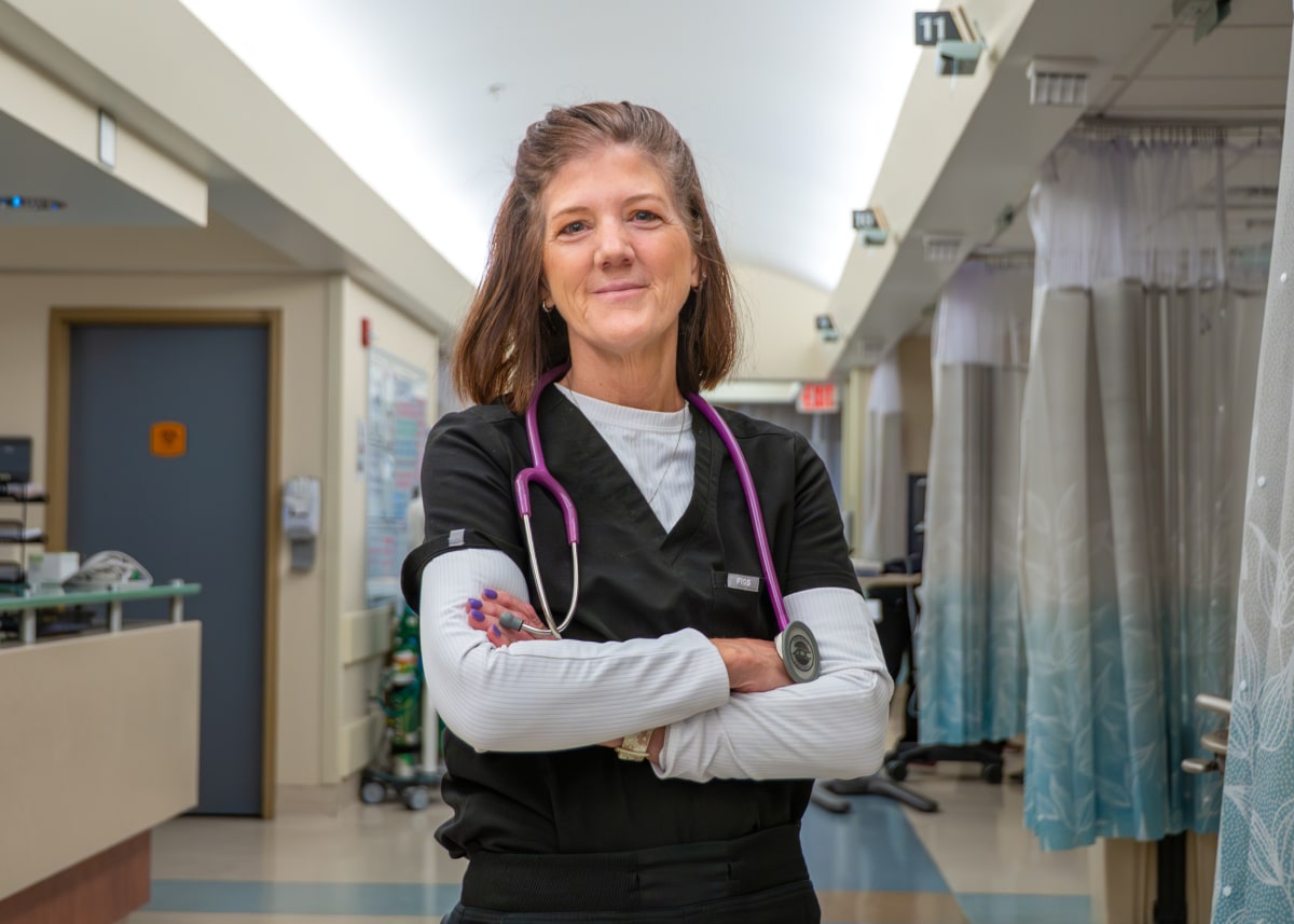 “It just feels right”: Rebecca Zelnar feels at home after her transition from travel nurse to full-time ECU Health team member