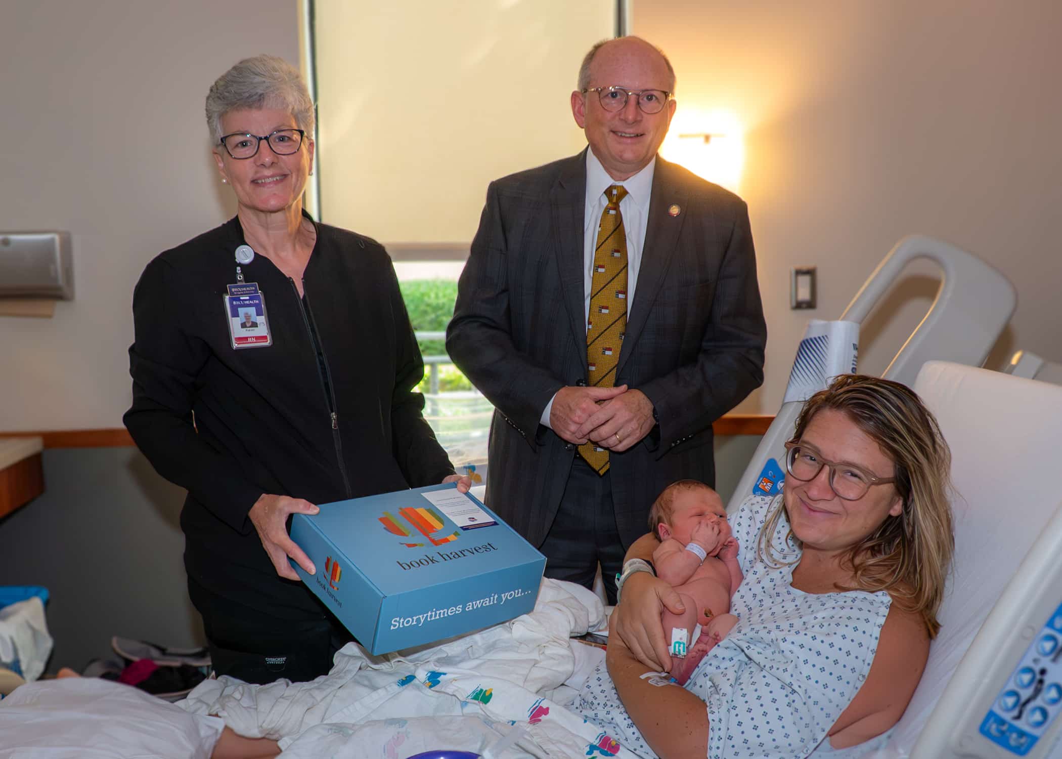 Maynard Children’s Hospital partnership with Book Harvest provides books to newborns