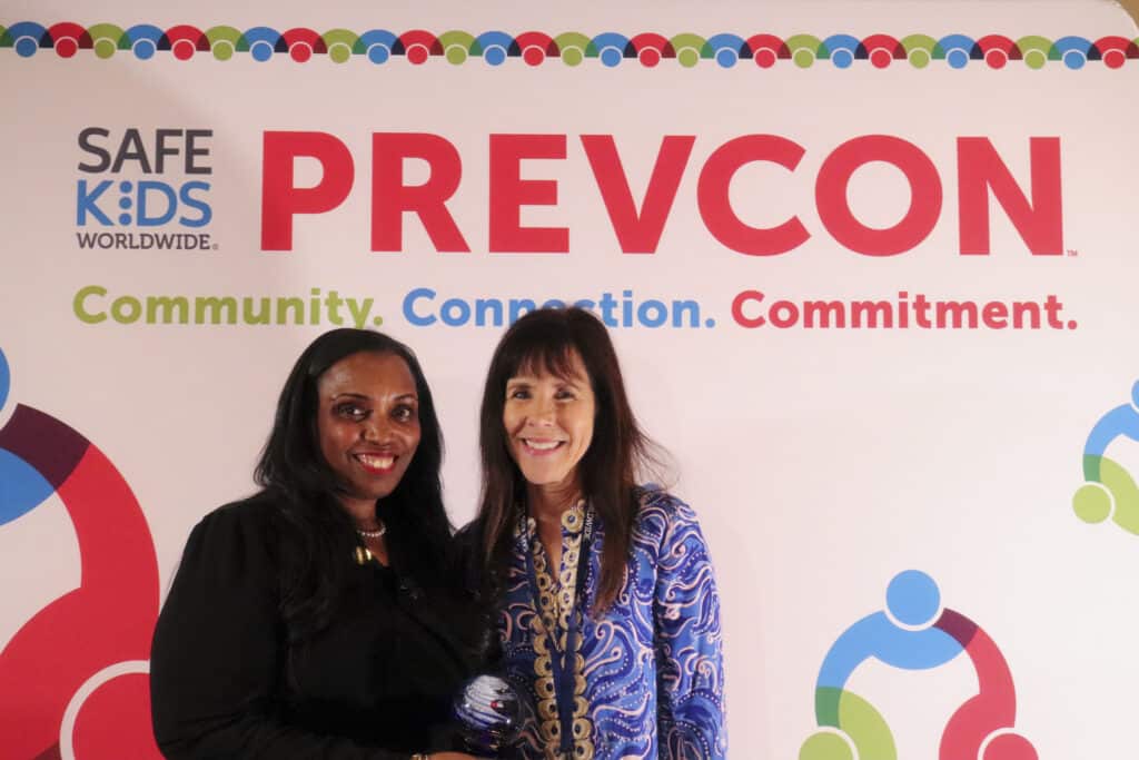 Eastern Carolina Injury Prevention Program at ECU Health Medical Center receives PrevCon Award for outstanding work