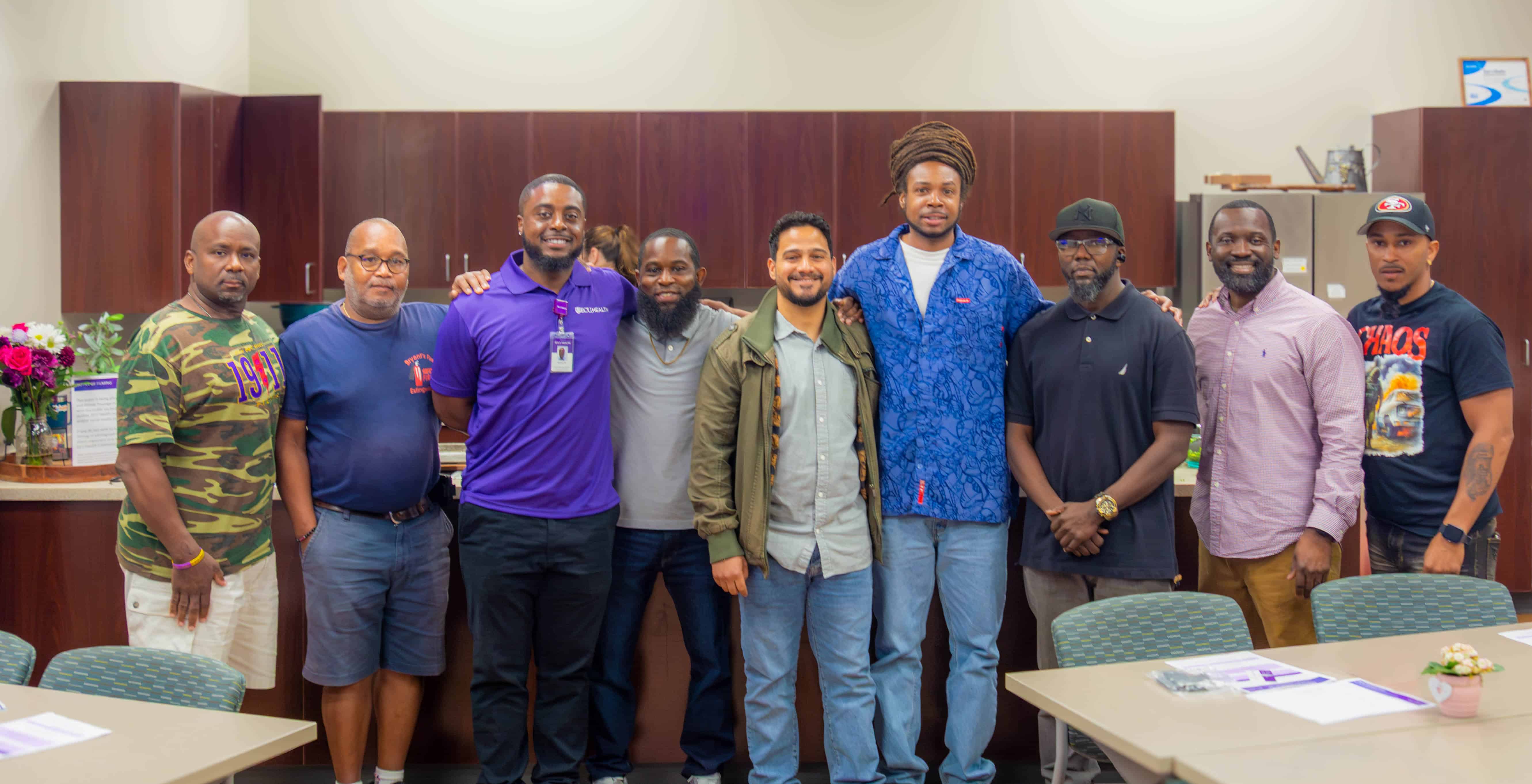 ECU Health Lifestyle Medicine Clinic hosts cooking demonstration for Barbers for Life