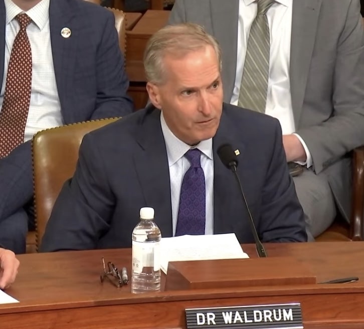 ECU Health CEO Dr. Michael Waldrum testifies before U.S. House Committee on Ways and Means on rural health care access, affordability