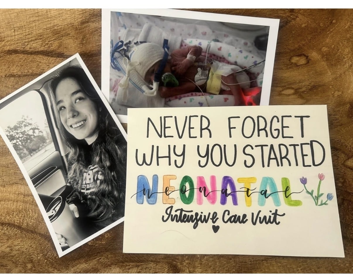 Volunteen Abby Williford returns annually to the Maynard Children’s Hospital NICU that saved her life