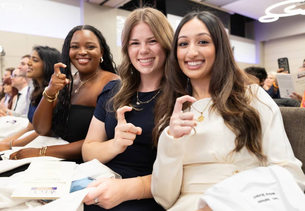 Halfway to MD, students don white coats for front-line patient care