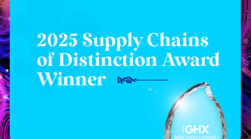 ECU Health earned the 2025 GHX Supply Chains of Distinction Award