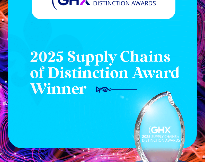 ECU Health earned the 2025 GHX Supply Chains of Distinction Award